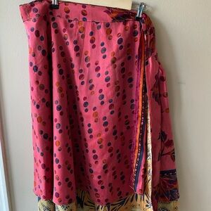 Darn Good Yarn Sari Wrap Skirt